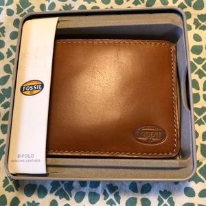 Fossil leather wallet